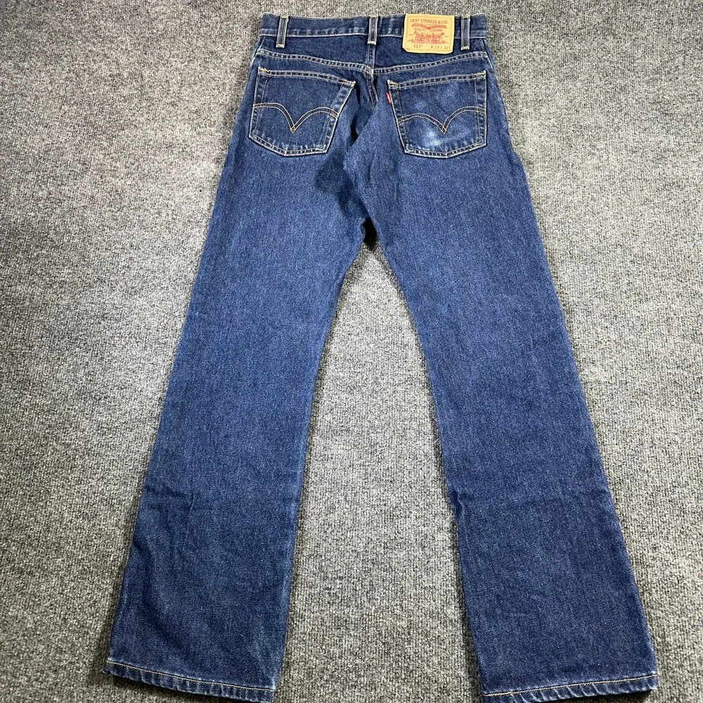 Levis 517 Jeans Mens 29x32 Blue Denim Cowboy Western Bootcut Rodeo Vintage Y2K - Picture 3 of 12